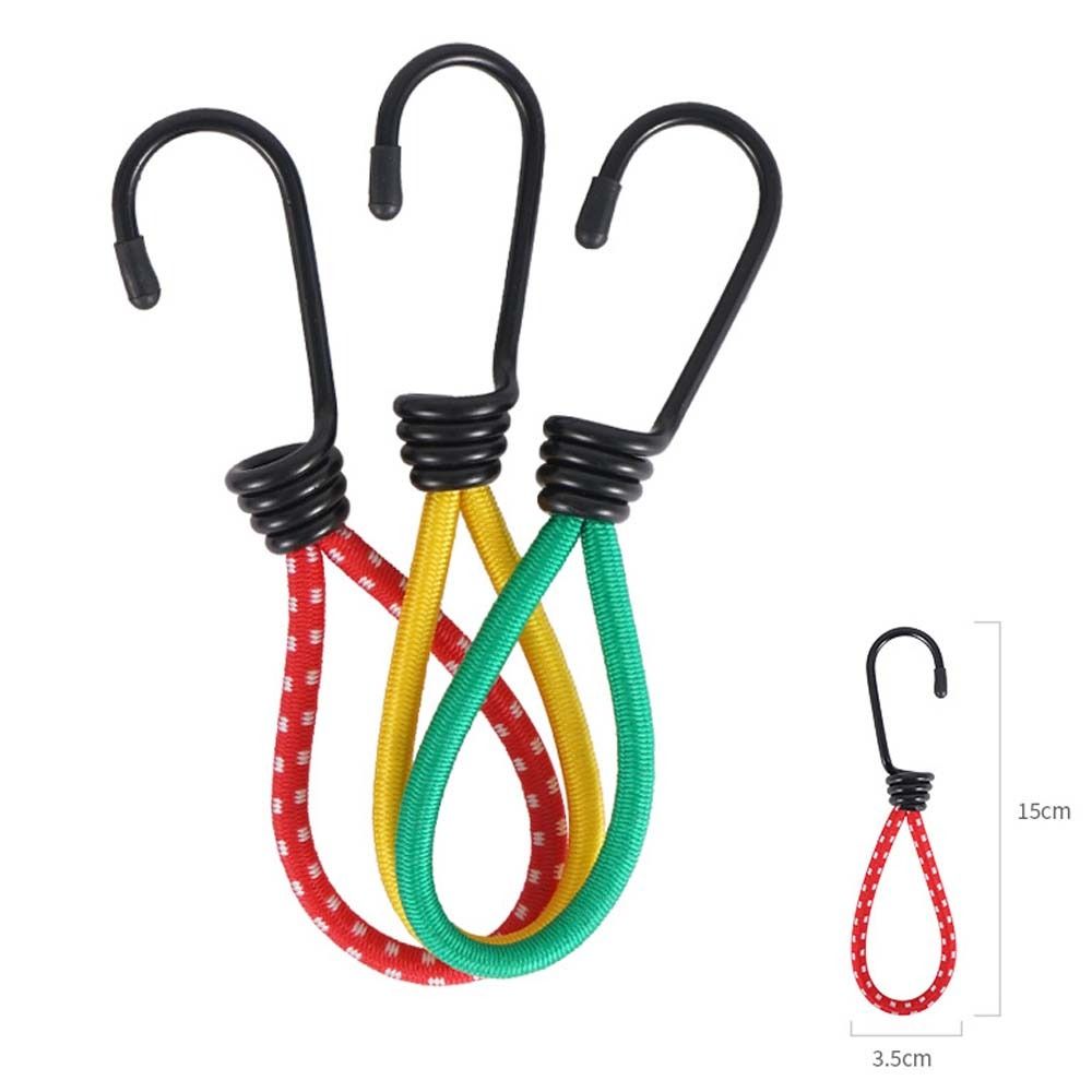 Cheap Goat Tents Accessories Camping Fixed Bundle Elastic Rope Hook Tent Elastic Rope Buckle Camping Canopy Accessories Outdoor Camping   